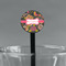 Birds & Butterflies Black Plastic 7" Stir Stick - Round - Main