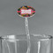 Birds & Butterflies Clear Plastic 7" Stir Stick - Oval - Main