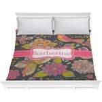 Birds & Butterflies Comforter - King (Personalized)