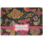 Birds & Butterflies Dog Food Mat w/ Name or Text