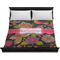 Birds & Butterflies Duvet Cover - King - On Bed - No Prop