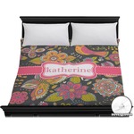 Birds & Butterflies Duvet Cover - King (Personalized)