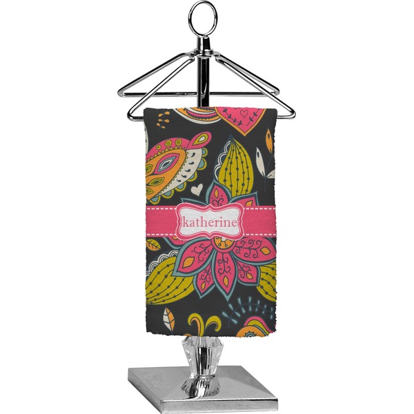 Custom Birds & Butterflies Finger Tip Towel - Full Print (Personalized)