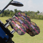 Birds & Butterflies Golf Club Iron Cover - Set of 9 (Personalized)