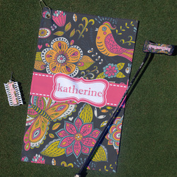 Birds & Butterflies Golf Towel Gift Set (Personalized)