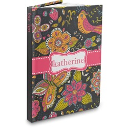 Birds & Butterflies Hardbound Journal - 7.25" x 10" (Personalized)