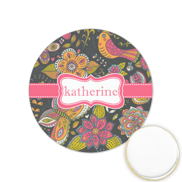 Custom Birds & Butterflies Printed Cookie Topper - 1.25" (Personalized)