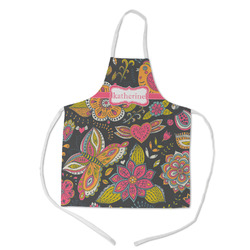 Birds & Butterflies Kid's Apron w/ Name or Text