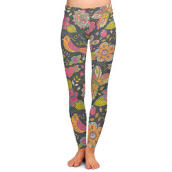 Birds & Butterflies Ladies Leggings - Large