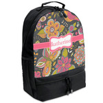 Birds & Butterflies Backpacks - Black (Personalized)