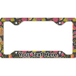 Birds & Butterflies License Plate Frame - Style C (Personalized)