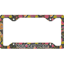 Birds & Butterflies License Plate Frame - Style C (Personalized)