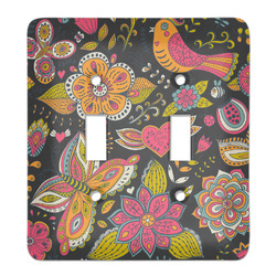 Birds & Butterflies Light Switch Cover (2 Toggle Plate)