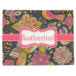 Birds & Butterflies Single-Sided Linen Placemat - Single w/ Name or Text