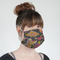 Birds & Butterflies Mask - Quarter View on Girl