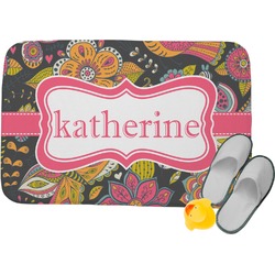 Birds & Butterflies Memory Foam Bath Mat (Personalized)