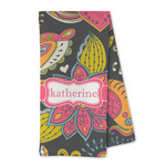 Birds & Butterflies Kitchen Towel - Microfiber (Personalized)