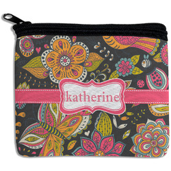 Birds & Butterflies Rectangular Coin Purse (Personalized)