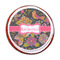 Birds & Butterflies Printed Icing Circle - Medium - On Cookie