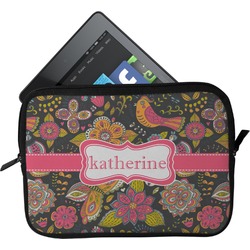 Birds & Butterflies Tablet Case / Sleeve - Small (Personalized)