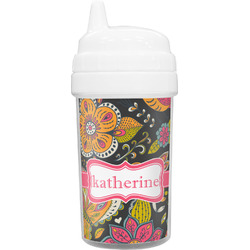 Birds & Butterflies Toddler Sippy Cup (Personalized)