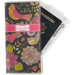 Birds & Butterflies Travel Document Holder