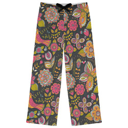 Birds & Butterflies Womens Pajama Pants - M