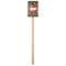 Birds & Butterflies Wooden 6.25" Stir Stick - Rectangular - Single Stick