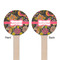 Birds & Butterflies Wooden 6" Stir Stick - Round - Double Sided - Front & Back