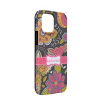 Birds & Butterflies iPhone Case - Rubber Lined - iPhone 13 Mini (Personalized)