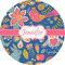 Owl & Hedgehog 1" Multipurpose Round Labels - Single Sticker