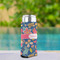 Owl & Hedgehog Can Cooler - Tall 12oz - In Context