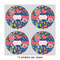 Owl & Hedgehog 4" Multipurpose Round Labels - Sheet