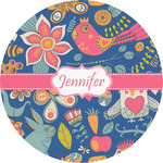 Owl & Hedgehog Multipurpose Round Labels - 4" (Personalized)