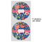 Owl & Hedgehog 5" Multipurpose Round Label - Sheet