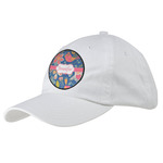 Owl & Hedgehog Baseball Cap - White (Personalized)