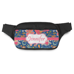 Owl & Hedgehog Fanny Pack - Modern Style (Personalized)