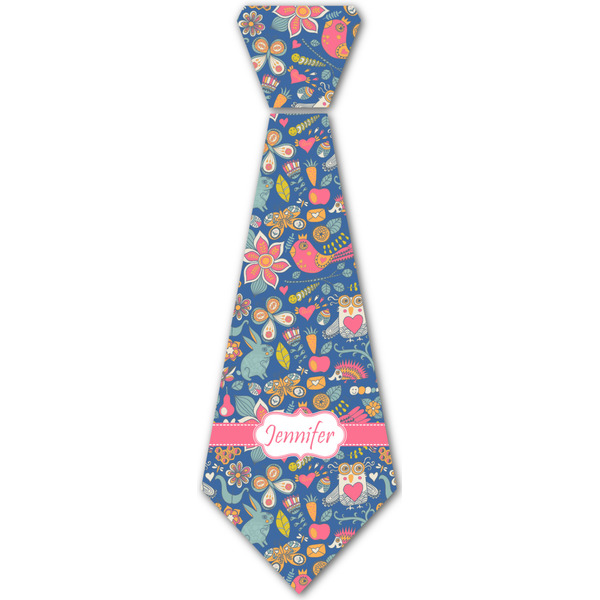 Custom Owl & Hedgehog Iron On Tie - 4 Sizes w/ Name or Text