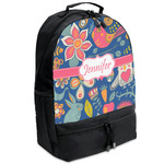 Owl & Hedgehog Backpacks - Black (Personalized)