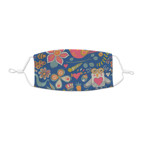 Custom Owl & Hedgehog Kid's Cloth Face Mask - XSmall