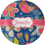 Owl & Hedgehog Melamine Plate (Personalized)