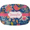 Owl & Hedgehog Melamine Platter (Personalized)