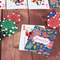 Owl & Hedgehog On Table with Poker Chips