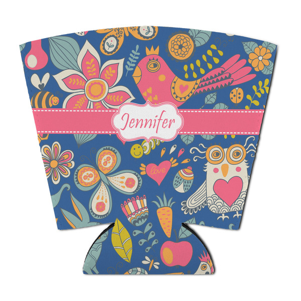 Custom Owl & Hedgehog Party Cup Sleeve - with Bottom (Personalized)