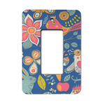 Owl & Hedgehog Rocker Style Light Switch Cover - Single Switch