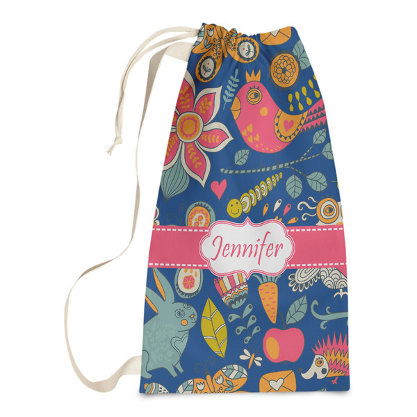 Custom Owl & Hedgehog Laundry Bags - Small (Personalized)