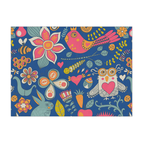Custom Owl & Hedgehog Large Tissue Papers Sheets - Heavyweight