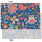 Owl & Hedgehog Tissue Paper - Heavyweight - XL - Front & Back