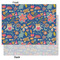 Owl & Hedgehog Tissue Paper - Lightweight - Large - Front & Back