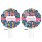 Owl & Hedgehog White Plastic 7" Stir Stick - Double Sided - Round - Front & Back